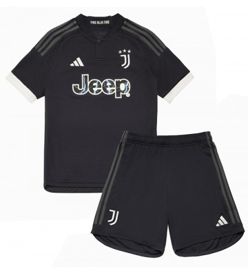 Juventus Tredje trøje Børn 2023-24 Kort ærmer (+ korte bukser)